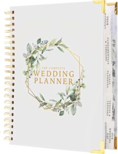 Your Perfect Day Wedding Planner Book and Organizer – Wedding Planner Book – Bridal Planning Binder with Countdown Calendar – Bride Gifts – (FLORAL)